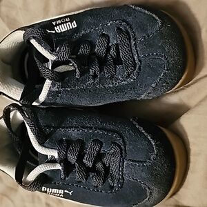 BLUE SUEDE PUMA ROMA INFANT SZ. 4C